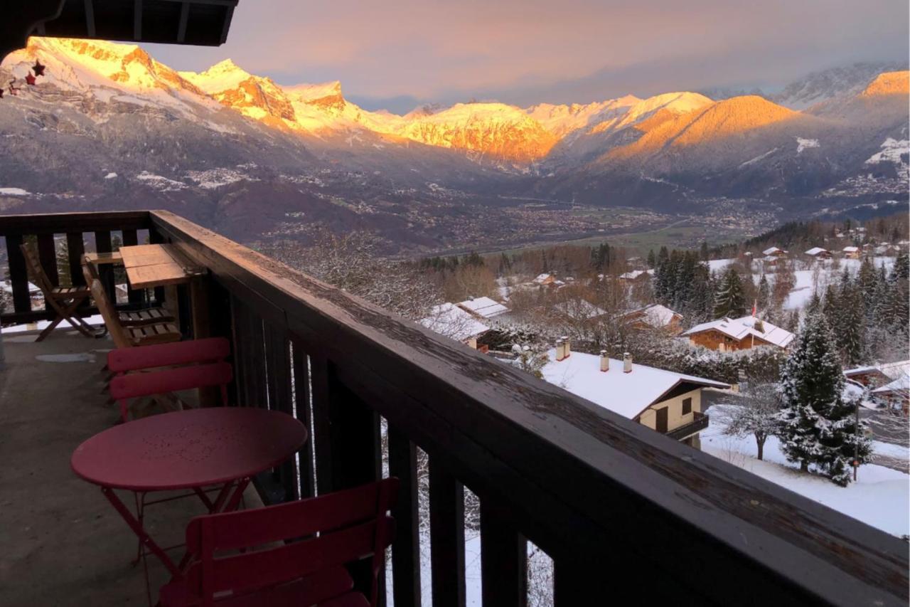 Apartament Large Apt 80M Superb View Mont-Blanc 6P Combloux Zewnętrze zdjęcie