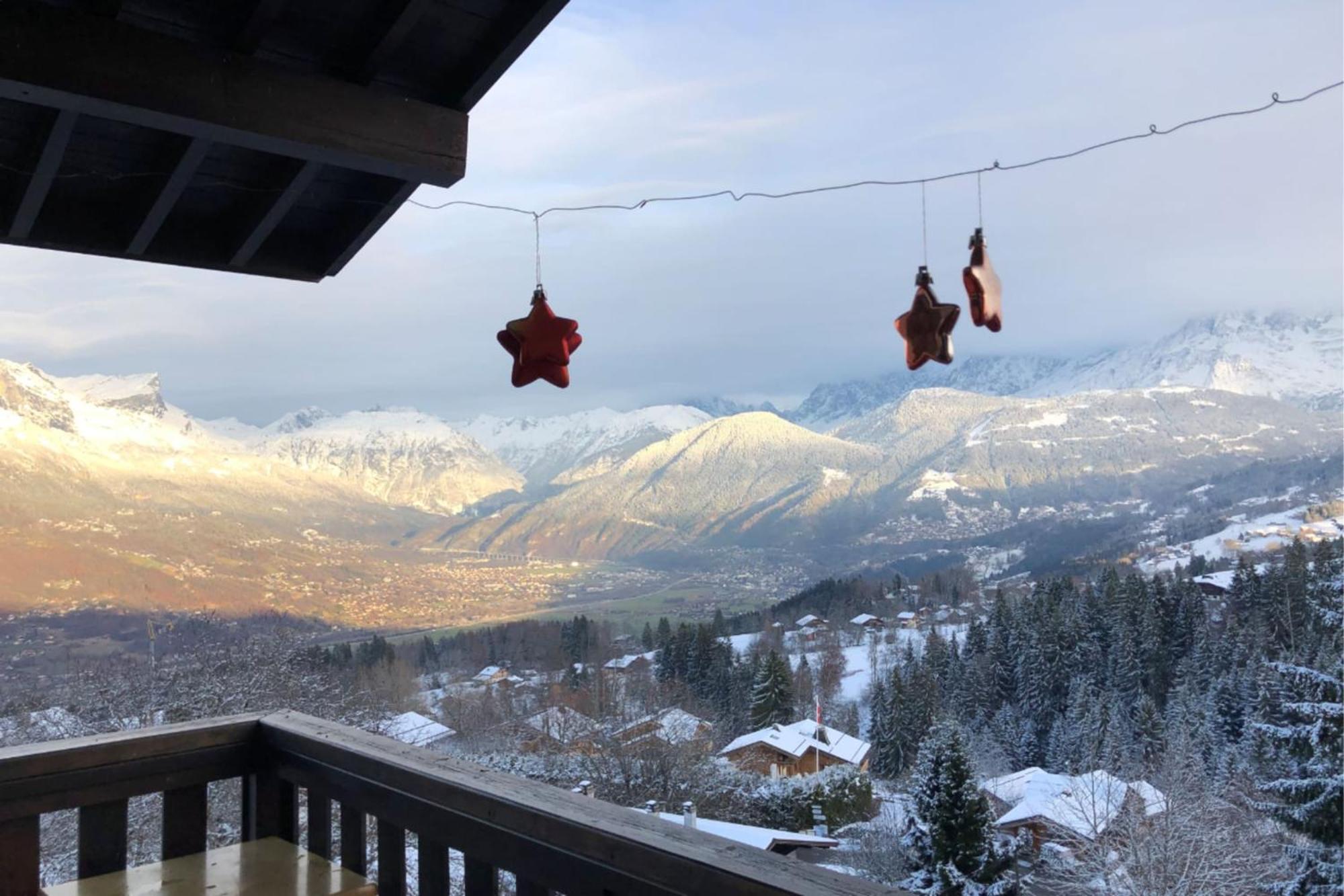 Apartament Large Apt 80M Superb View Mont-Blanc 6P Combloux Zewnętrze zdjęcie